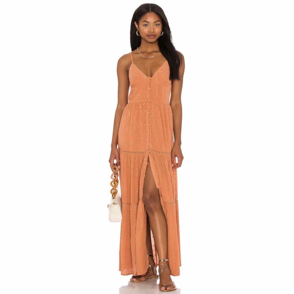 L*SPACE Sunrise Escape Dress in Putty